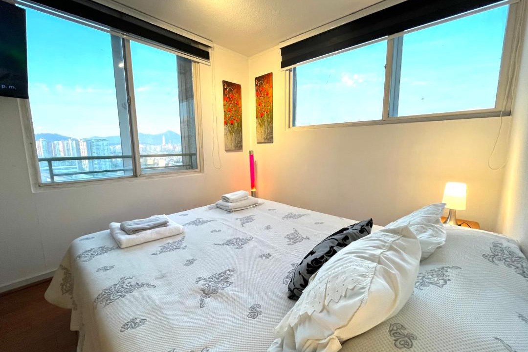 San Joaquin Apartment | Amazing view of Santiago con parking