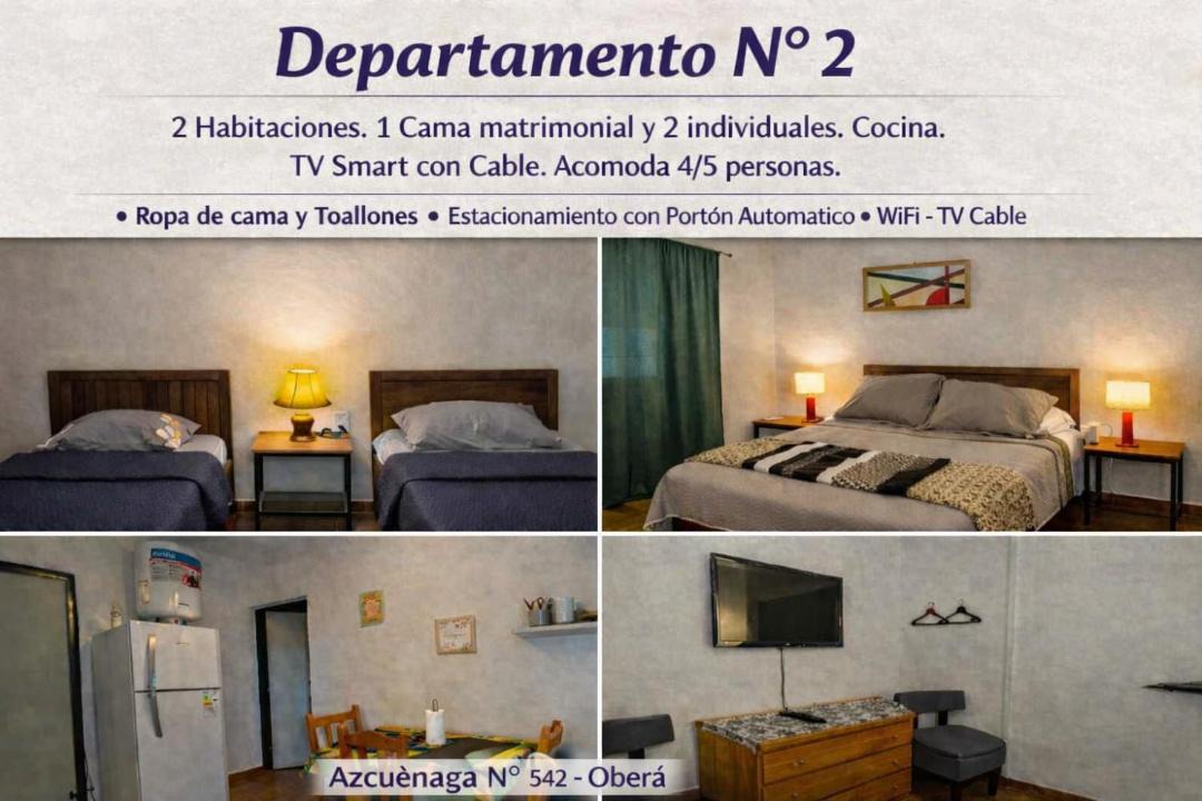 Obera Apartment | Departamentos Céntricos con Estacionamiento