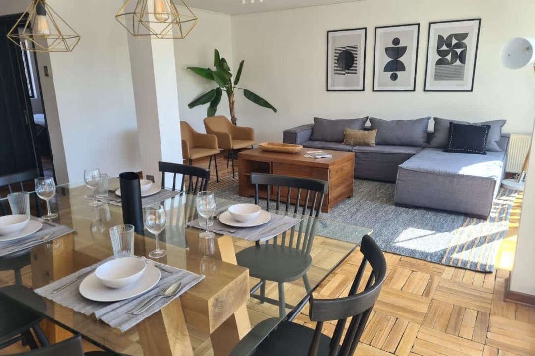 Vitacura Apartment | HOM I TOP1 Inmejorable Depto 7PAX 3D3B en Vitacura