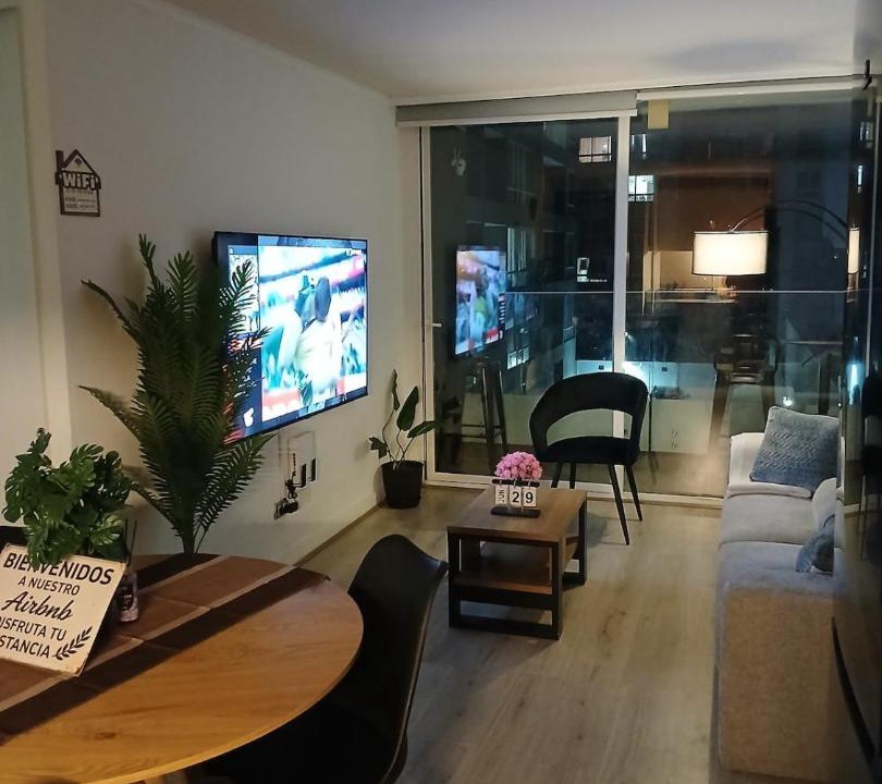 Independencia Apartment | Moderno Depto 2D2B con parking a pasos del Metro