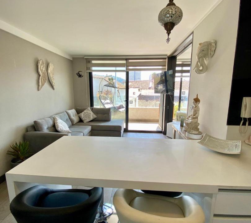 Las Condes Apartment | Vibe Oriente Spot Cama king Terraza y Piscina