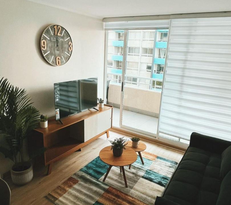 La Cisterna Apartment | Moderno Depto con Terraza, Estacionamiento y Piscina, La Cisterna