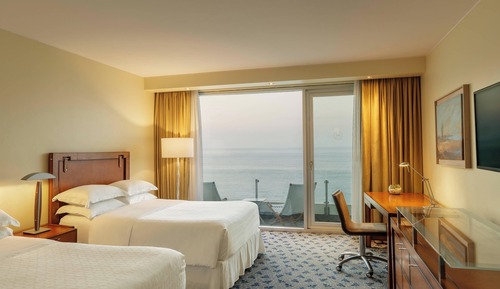 Deluxe Room, 2 Double Beds, Balcony, Oceanfront