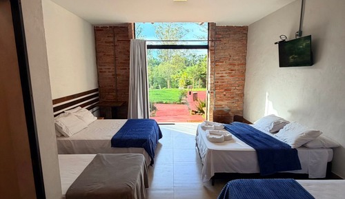 Family Room, Balcony, Garden View