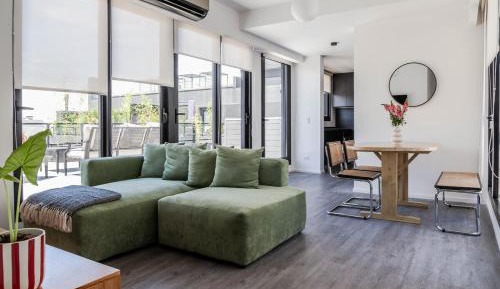Two-Bedroom Apartment with Balcony and Terrace
