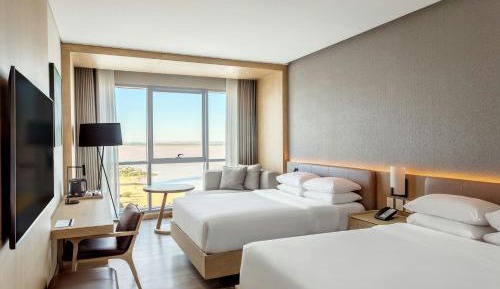 Superior Double Room with Two Double Beds and River View