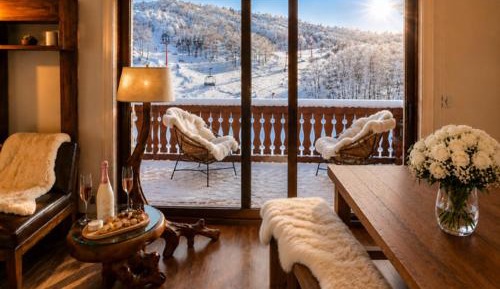 Deluxe Two-Bedroom Apartment with Garden View