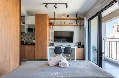 Vila Buarque Apartment | ISC - Well-located Studios in Vila Buarque, Sao Paulo