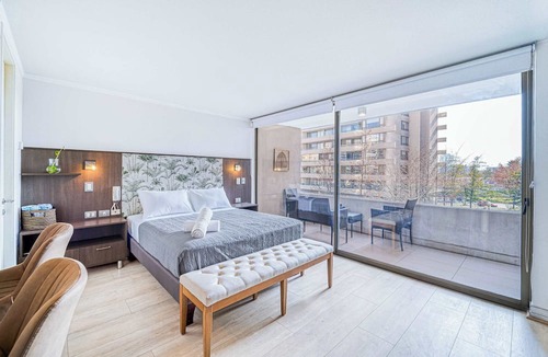 Apoquindo Apartment | Alma Studio - Wifi, Estacionamiento & Mall