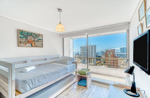 Vina del Mar Apartment | City & Sea 2D con Vista al Mar