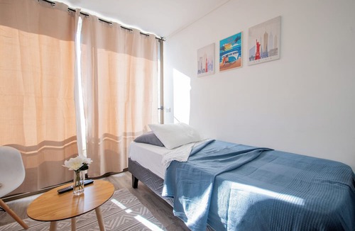 San Joaquin Apartment | Modern and bright family apartment (close to Carlos Valdovinos subway station).