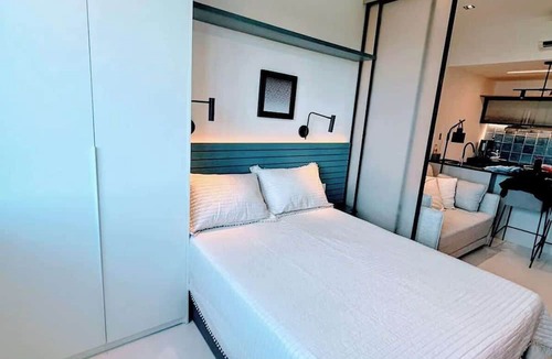 Zona Sul Condo | 25m2 | 50" TV | Sea & Mountain View | Near mall 55