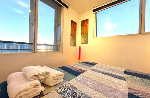 San Joaquin Apartment | Amazing view of Santiago con parking