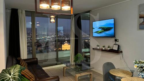 Antofagasta Apartment | Característico departamento 2 habitaciones, capacidad 4 y 5 personas, excelente vista de la ciudad y mar