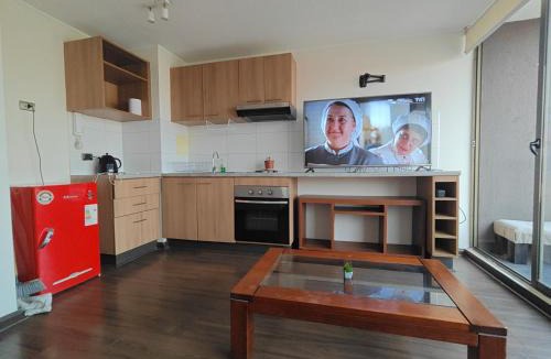 San Miguel Apartment | Amplio Departamento 1 dormitorio más sofá cama ideal para Movistar Arena bien conectado