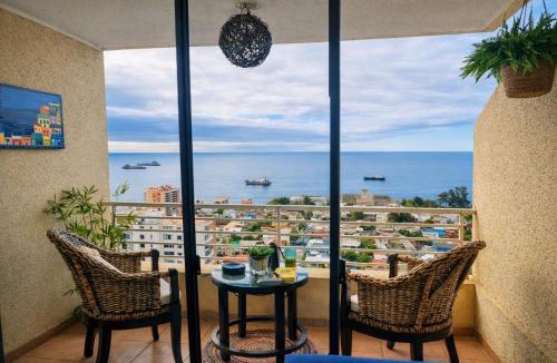 Placeres Apartment | Departamento con amplia y bella vista a la bahía de Valparaiso