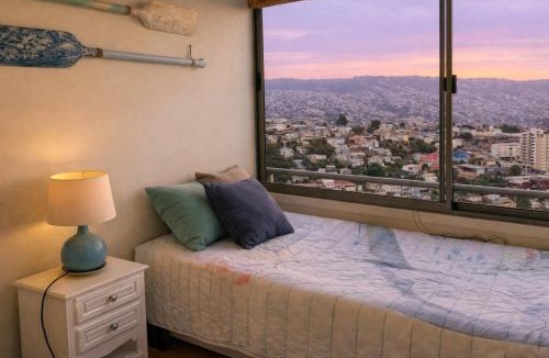 Placeres Apartment | Departamento con amplia y bella vista a la bahía de Valparaiso