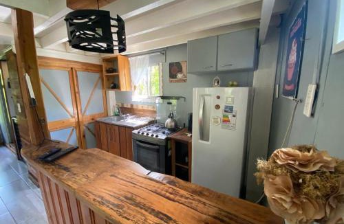 Pucon House | Natures Balcony Reclaimed Wood Cabin with Villarrica Volcano and Majestic Peak Views