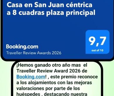 San Juan House | San Juan casa céntrica HERMOSA a solo 8 cuadras plaza principal