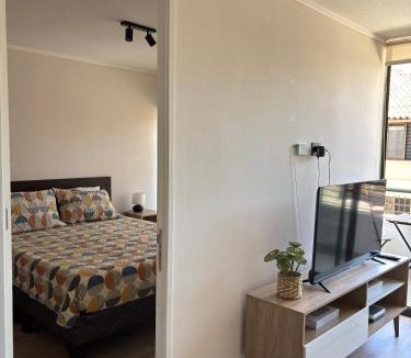 Nunoa Apartment | Moderno y acogedor depto cercano a Portal Ñuñoa y Estadio Nacional