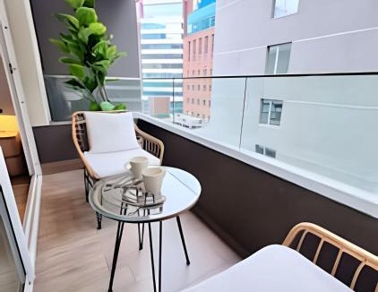 Las Condes Apartment | 1D con Terraza cerca de Clínica Las Condes