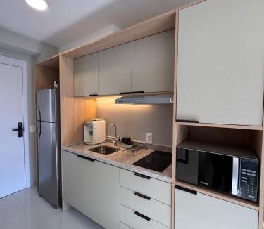 Indianopolis Apartment | Studio Moema Premium I Metrô 5min a pé I Congonhas 8min