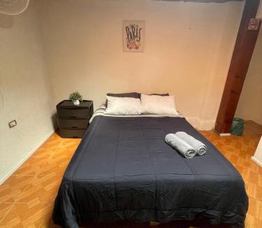 Curico House | Habitación doble en el centro con baño privado