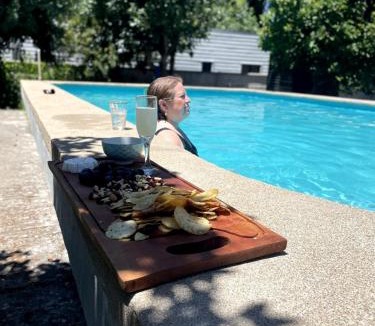 Quillon House | Agradable casa con Tina de agua Caliente y Piscina