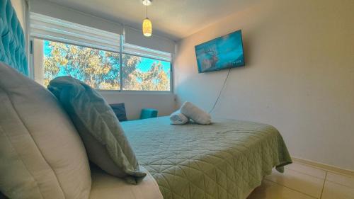 Mirasol Apartment | VR | Algarrobo Playa Mirasol 5PAX mar cerca, piscina, hermosa decoración, parking free