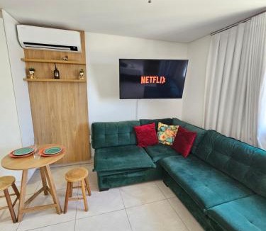 Jardim Goias Apartment | BROOKFIELD TOWERS, JARDIM GOIÁS, DE FRENTE AO FLAMBOYANT SHOPPING, COM ESTACIONAMENTO, WI-FI, COZINHA, ENXOVAL DE CAMA E BANHO COMPLETO, LAVANDERIA, SAUNA, HIDROMASSAGEM, ACADEMIA BLUE FIT NO TÉRREO, LOJA DE CONVENIÊNCIA E RECEPÇÃO 24Hs BY REI DOS FLATS