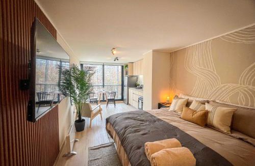 Nunoa Apartment | HOM I Cowork I WIFI I Metro Monseñor Eyzaguirre