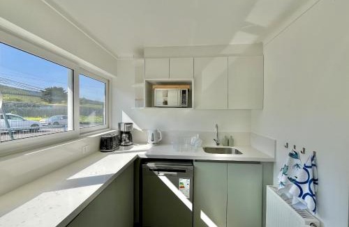 Renaca Villa | Altavista Reñaca - Fogón, quincho y piscina con vista al mar