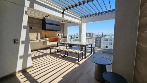 Downtown Santiago Apartment | New studio steps from Club Hípico with A/C
