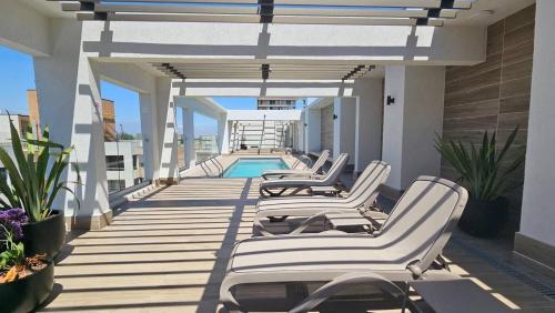 Downtown Santiago Apartment | New studio steps from Club Hípico with A/C