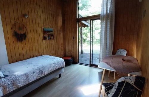 Curacautin House | Cabaña Cerezos con Tinaja