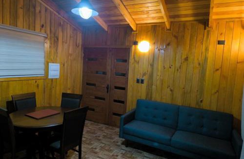 Carahue House | AMAVAL Cabaña nueva hasta 7 personas full equipada 2 habitaciones calefacción a leña