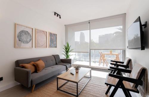 Apoquindo Apartment | Chic 1BR Apt In The Exclusive Pdte Riesco Area