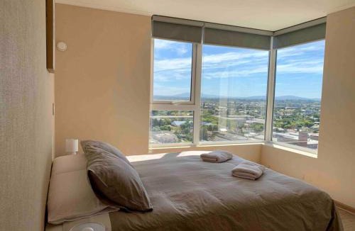 Chillan Apartment | Departamento 3 piezas Centro Chillan - Parking - Vista