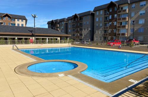 Villarrica Apartment | Vista al Volcan Estacionamiento Piscina Wifi