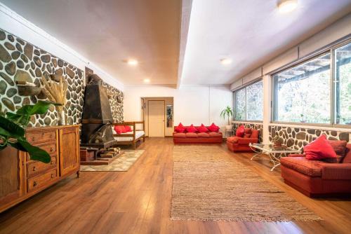 Hostal casona del Agua Habitacion familiar 5 personas Bano privado Cajon del Maipo