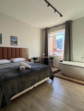 Studio no Centro com HIDRO in Poços de Caldas