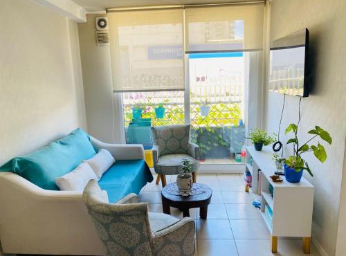 Acogedor Apartamento 2D1B Edificio Aldunate