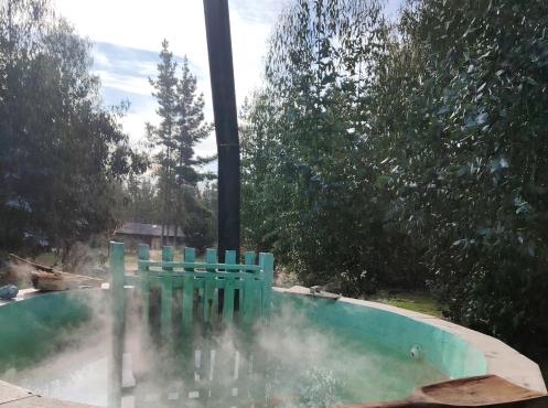 Cabaña Matanzas tinaja privada vista al bosque
