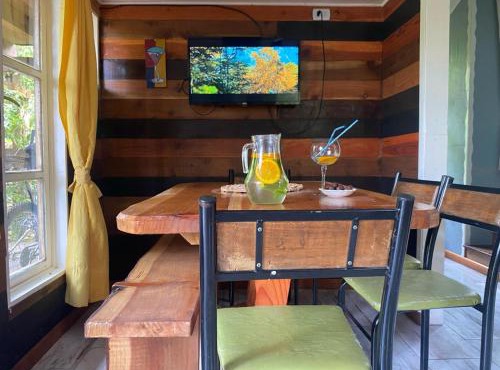 Natures Balcony Reclaimed Wood Cabin with Villarrica Volcano and Majestic Peak Views