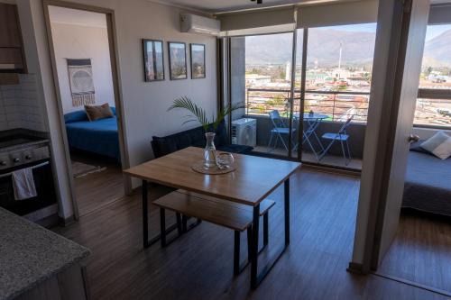 Amplio depto 2D2B con hermosa vista en Los Andes