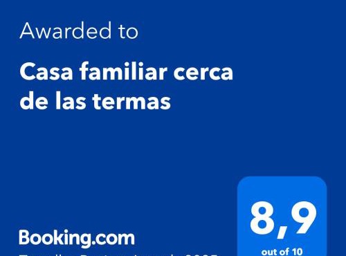 Casa familiar cerca de las termas