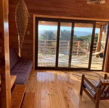 Cabaña con hermosa vista